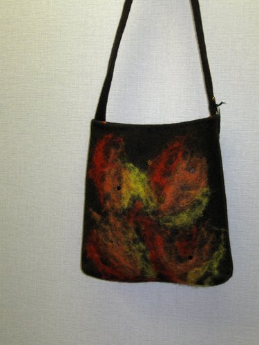 Huopalaukku "Revontuli" ruskea suora malli