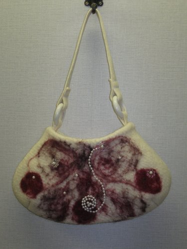 Huopalaukku valkoinen pyöreä malli 1