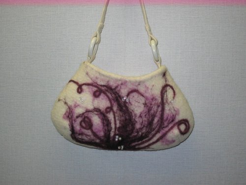 Huopalaukku valkoinen pyöreä malli 3