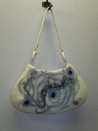 Huopalaukku valkoinen pyöreä malli 4